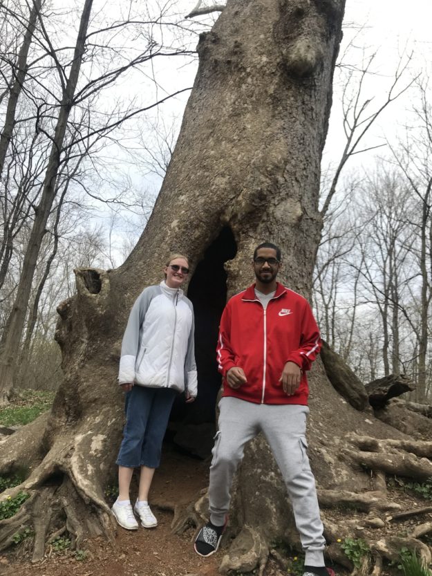 a man and a woman participate in young adult services at new vitae wellness and recovery